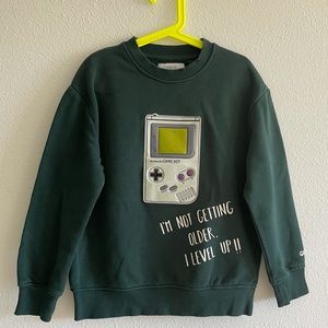 NINTENDO Zara Boy’s Crewneck Sweater - Sz 9